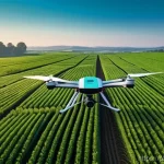 드론 농업 활용법 - **Prompt 1: Aerial Agricultural Insight**
    "A high-tech agricultural drone, sleek and modern with...